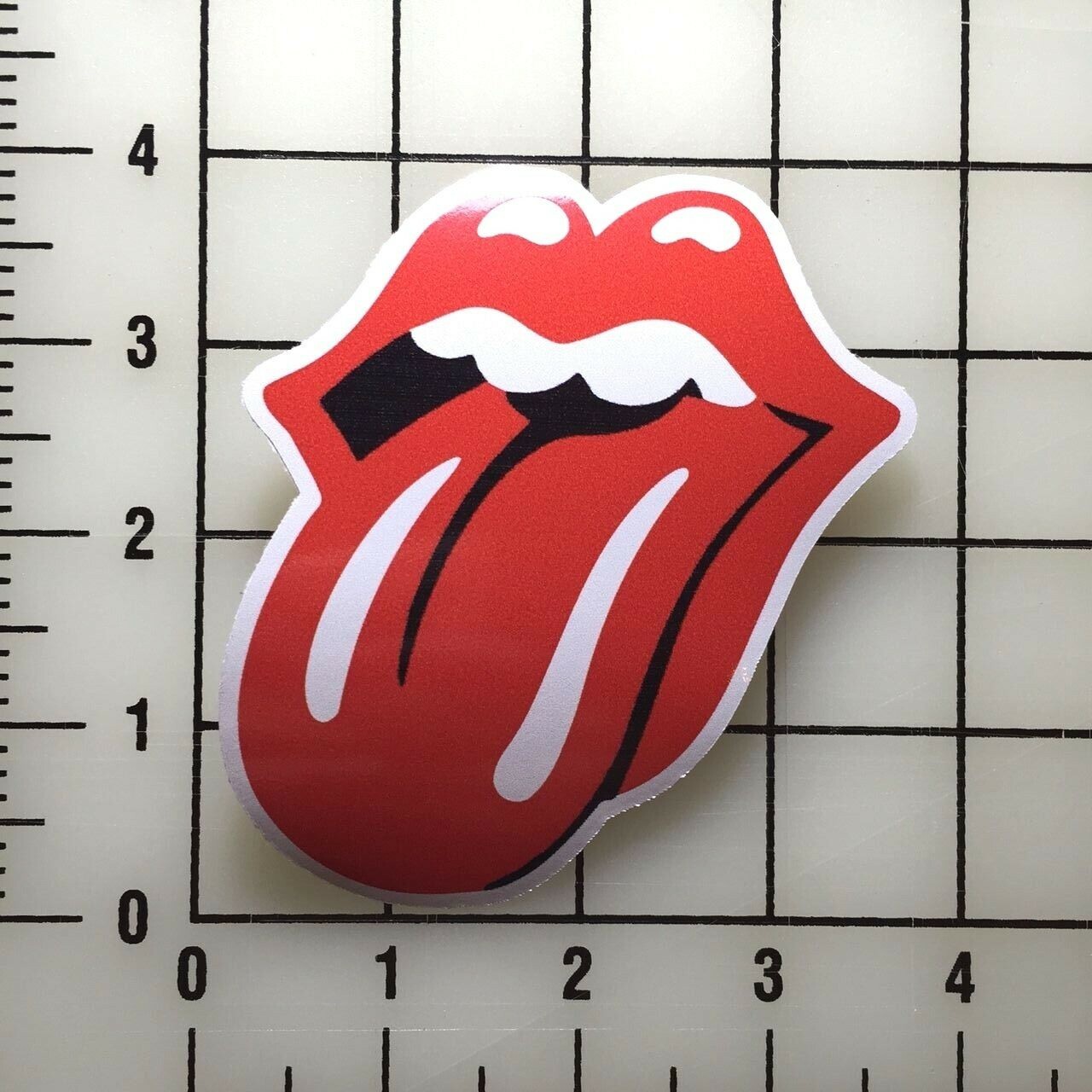 Rolling Stones Lips 4" Tall Vinyl Decal Sticker BOGO