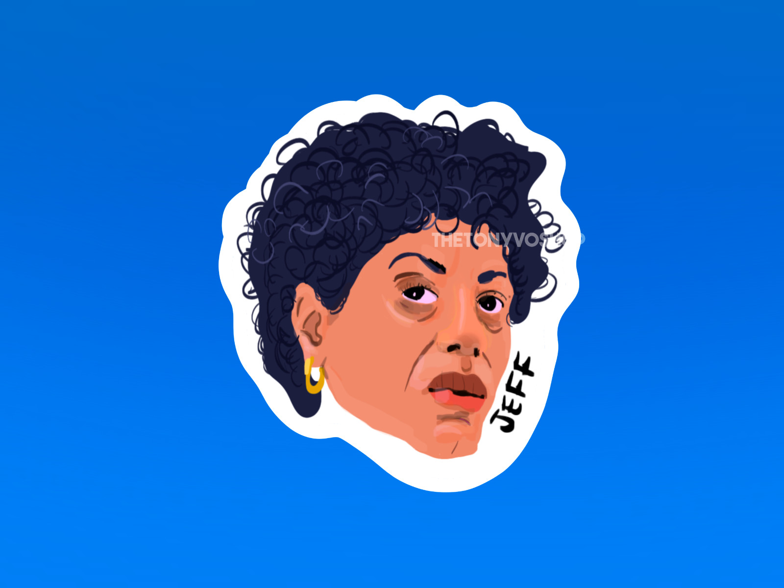 The Bear TV Show Carmy Sydney Tina Marcus Richie Fak I love you dude Sticker