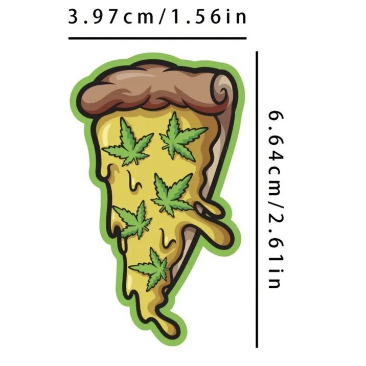 Weed Vinyl Stickers 50 Pack Waterproof Water Bottle Laptop Phone Envelope Decals