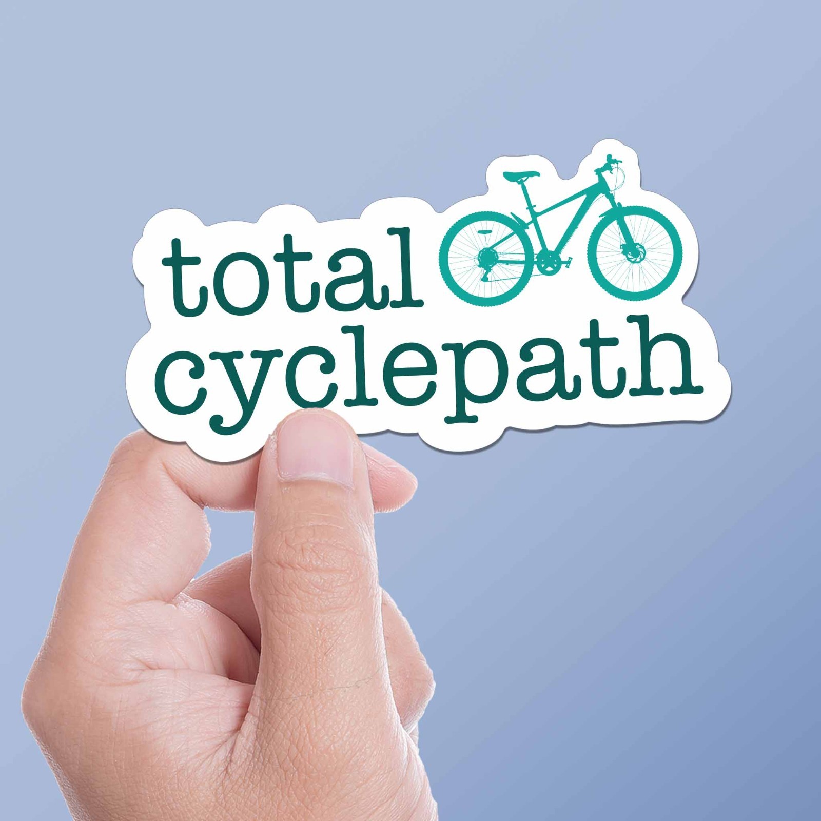 Total Cyclepath Biking Sticker – Bike Decal for Laptop & Water Bottle