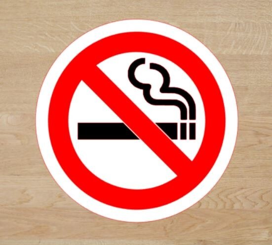 No Smoking Sticker Sign PICK SIZE Outdoor Durable Vinyl Decal Warning Wall Door