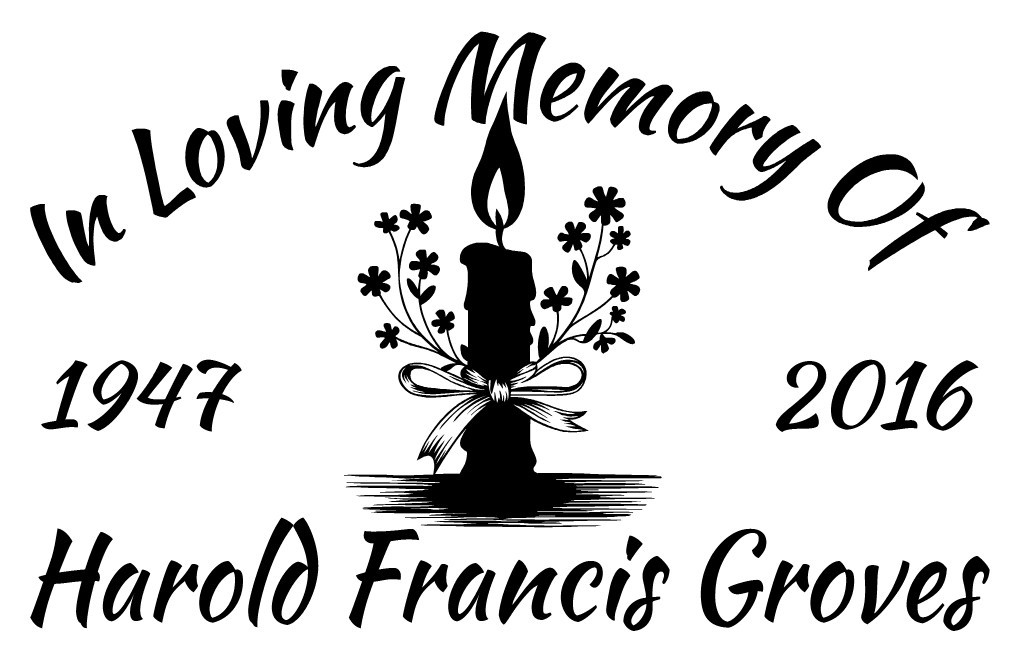 In Loving Memory Candle Eternal Flame Memorial Car Sticker Decal 3 Font Choices
