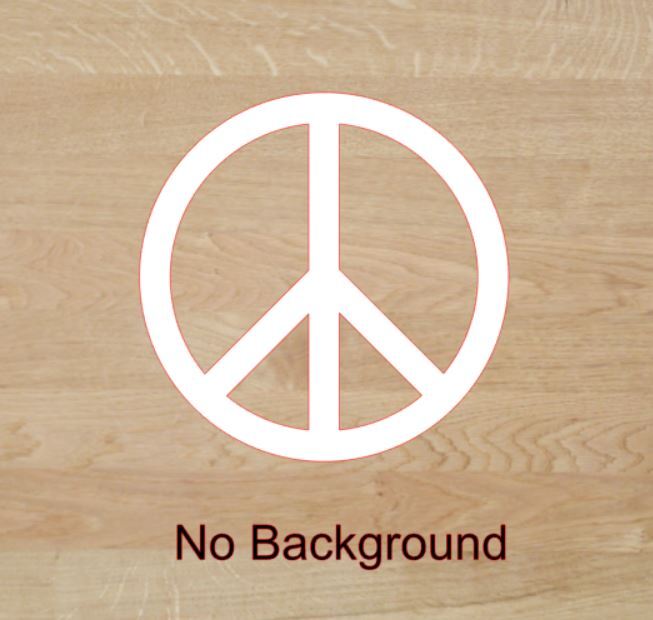 Peace Sign Sticker Vinyl Decal PICK SIZE COLOR Window Bumper Car Love Symbol