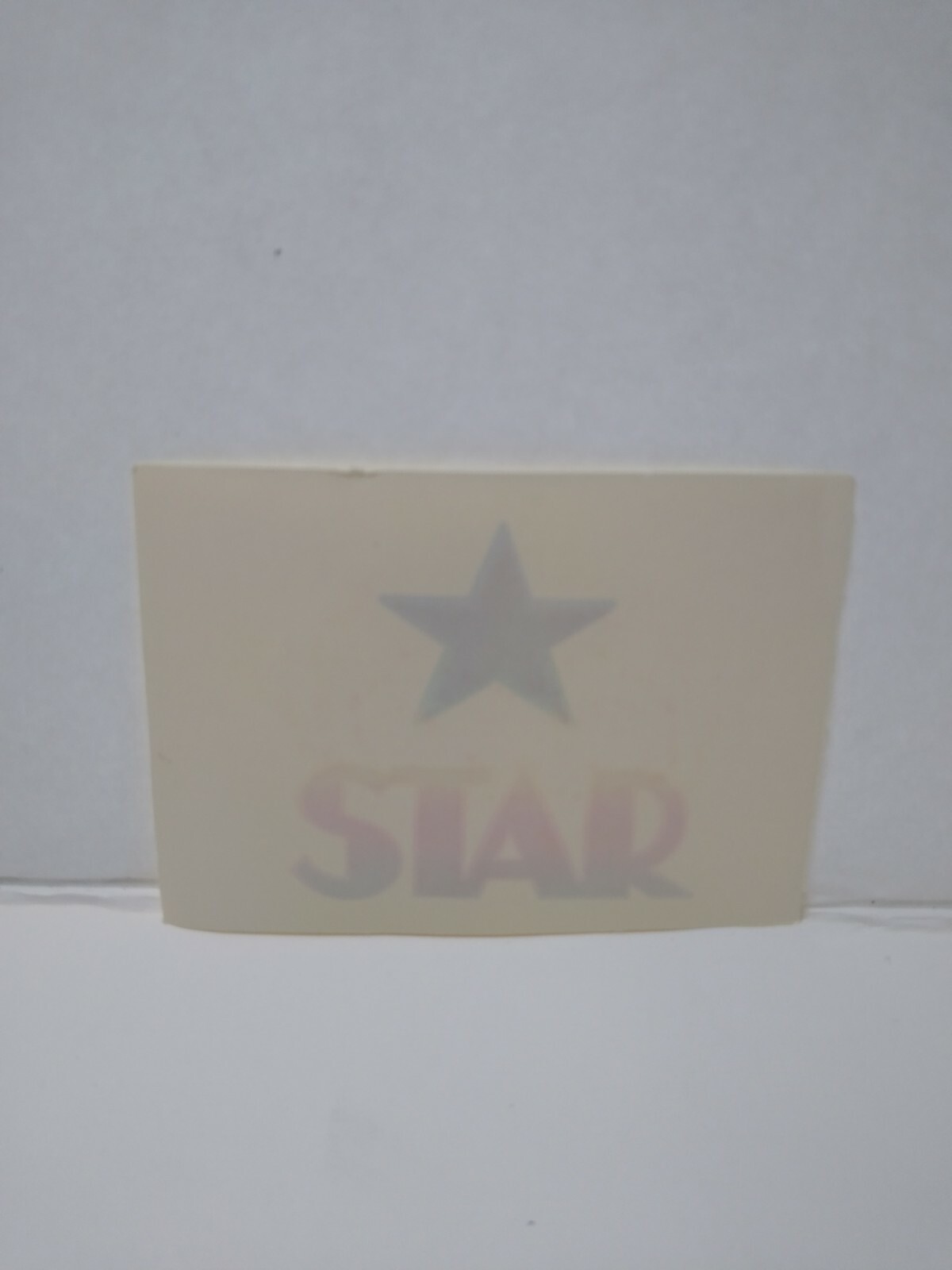 Star Rainbow Screamin Gleamin Glitter Iron-On Decal Donruss Vintage Original