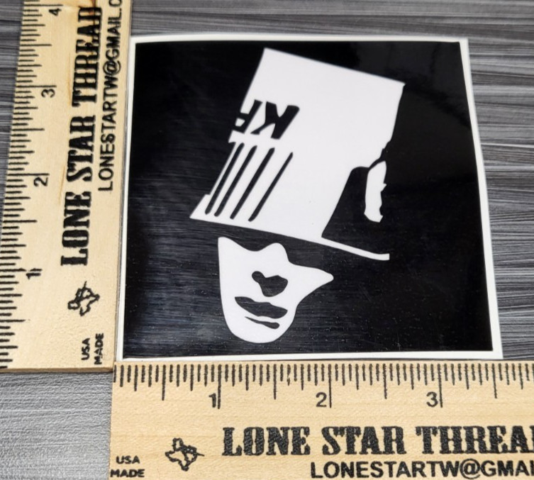 LAMINATED BUCKETHEAD PROGRESSIVE METAL BAND STICKER