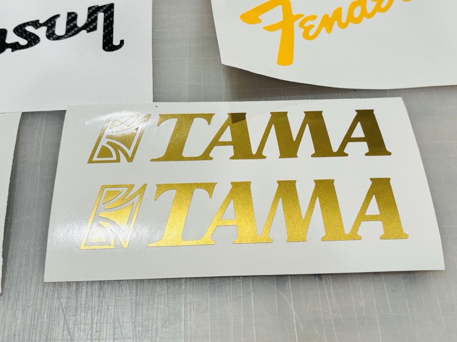 Guitar Brand Vinyl Decal MANY Sizes & Colors Buy 2 Get 1 FREE + FREE Ship