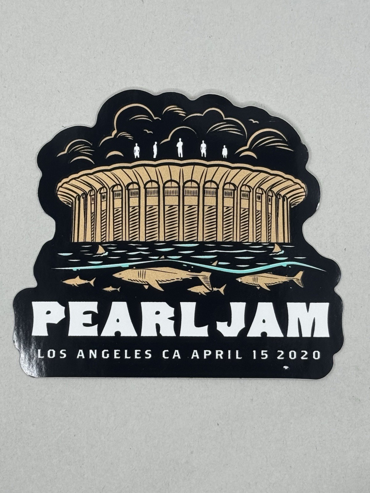 NEW PEARL JAM LOS ANGELES CALIFORNIA 2020 SHOW STICKER GIGATON CANCELED TOUR