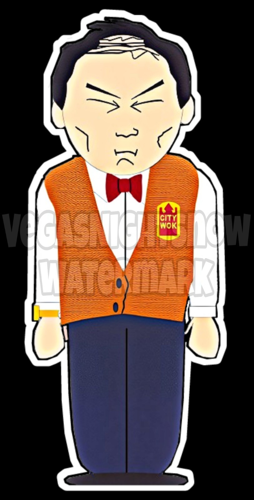 South Park Lu Kim 4 Inch Vinyl Sticker City Wok Weatherproof bumper