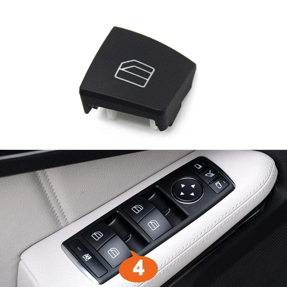 Interior Car Window Regulator Switch Button Cover Cap For Mercedes Benz A B C E