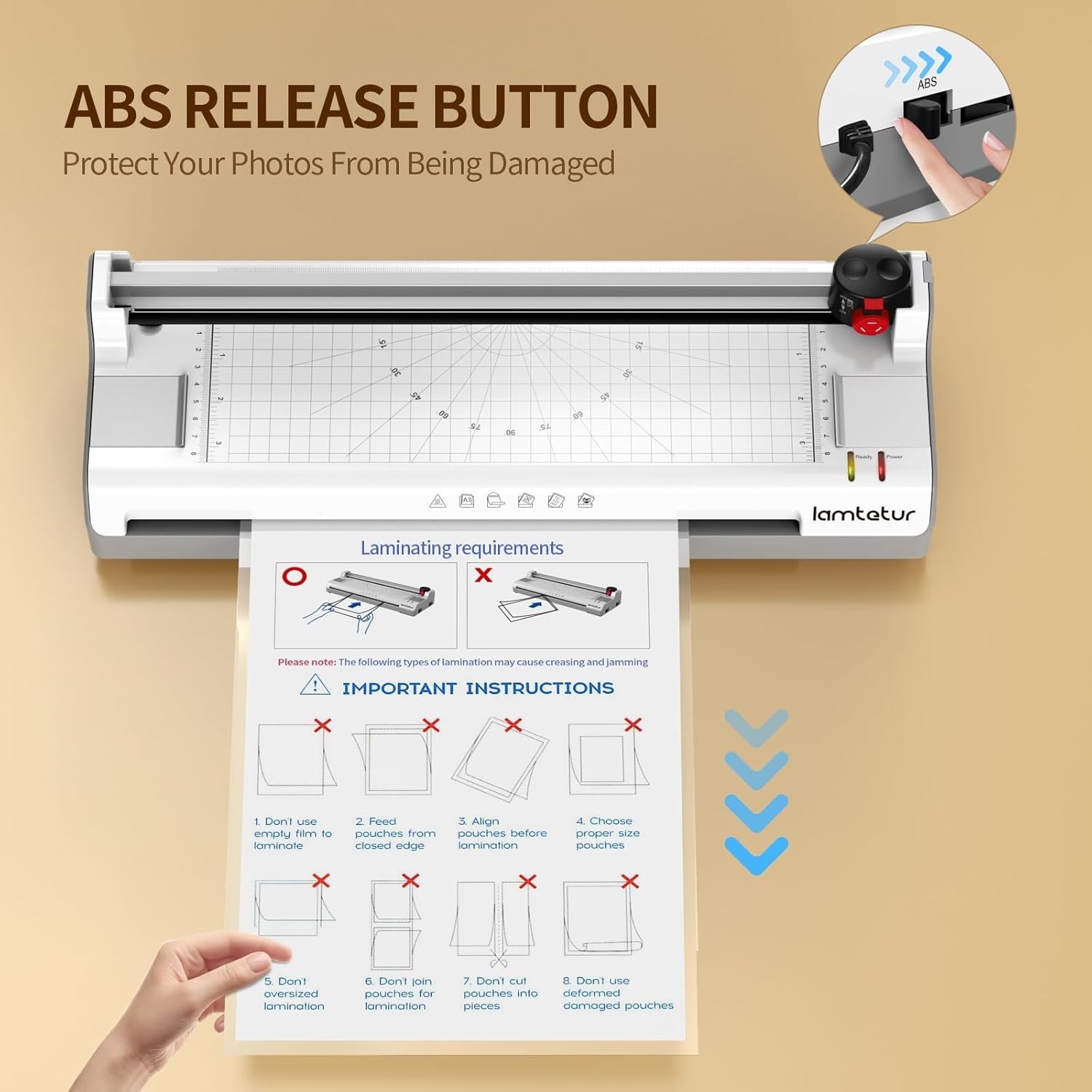7-in-1 Thermal Laminator Machine 11X17 with 20 Letter Size Laminating Sheets,…