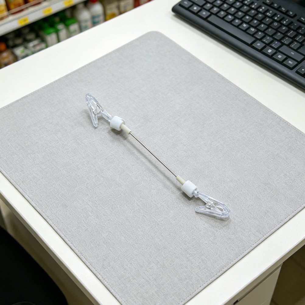10 Pcs Sign Clips Retail Price Display Shelf Clear Plastic Label for Paper