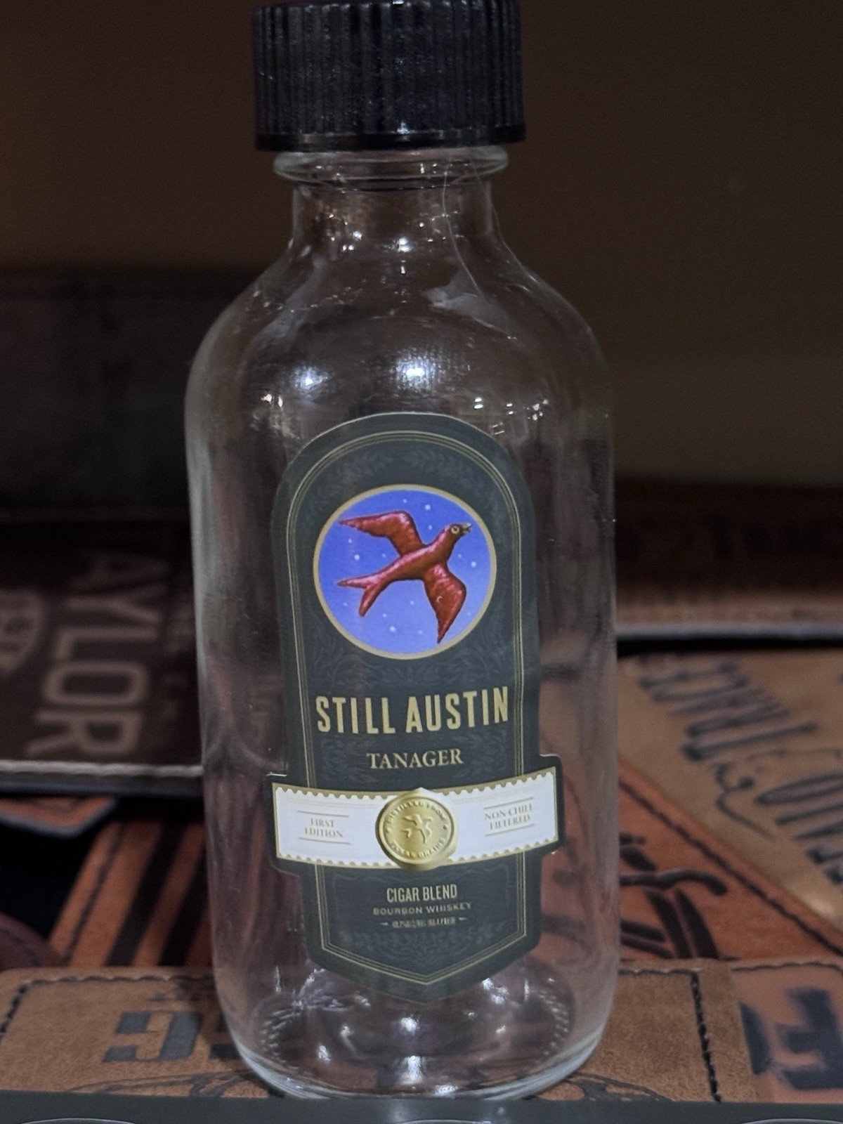 Still Austin Tanager Mini labels – 6 Labels – Vinyl Bottle Label Stickers