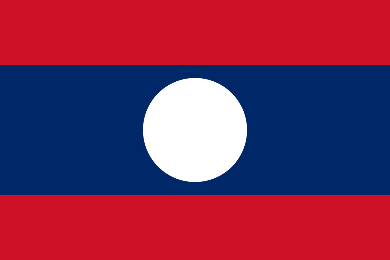 Laos Country Flag Vinyl Decal Sticker Car Truck Bumper Laptop Tumbler Mug