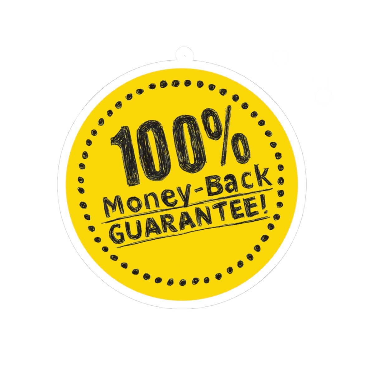 Money Back Kiss-Cut Stickers