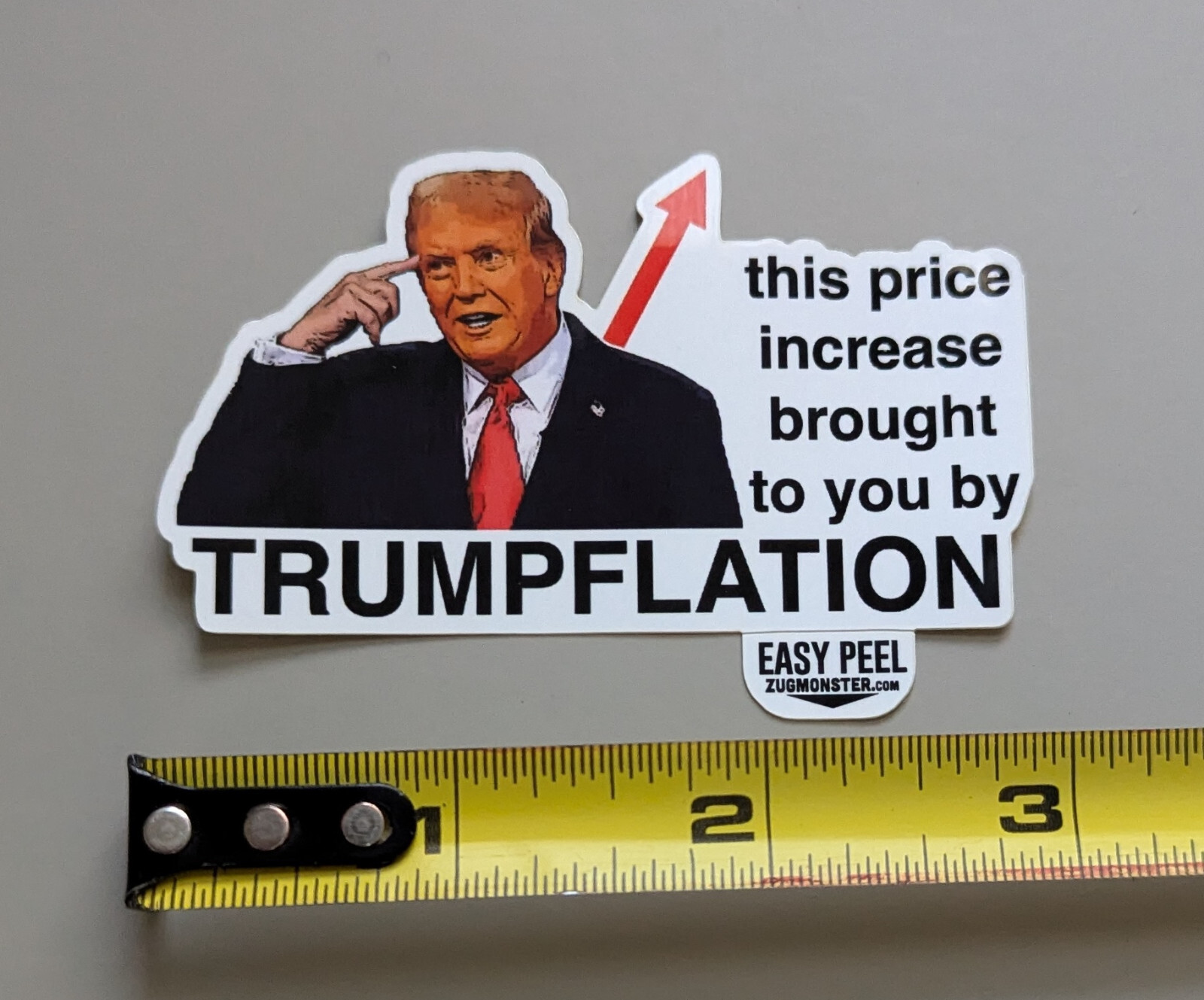 Trumpflation Anti-Trump Stickers Inflation Gas Pump Grocery Price I Did That