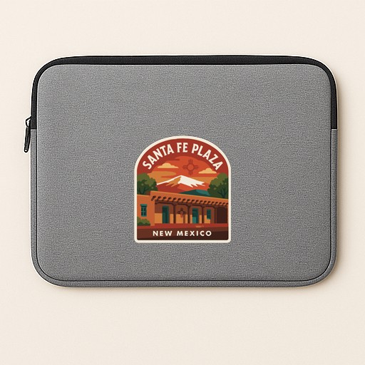 Santa Fe Plaza New Mexico Iron On Heat Transfer Vinyl HTV Die-Cut Symbolic