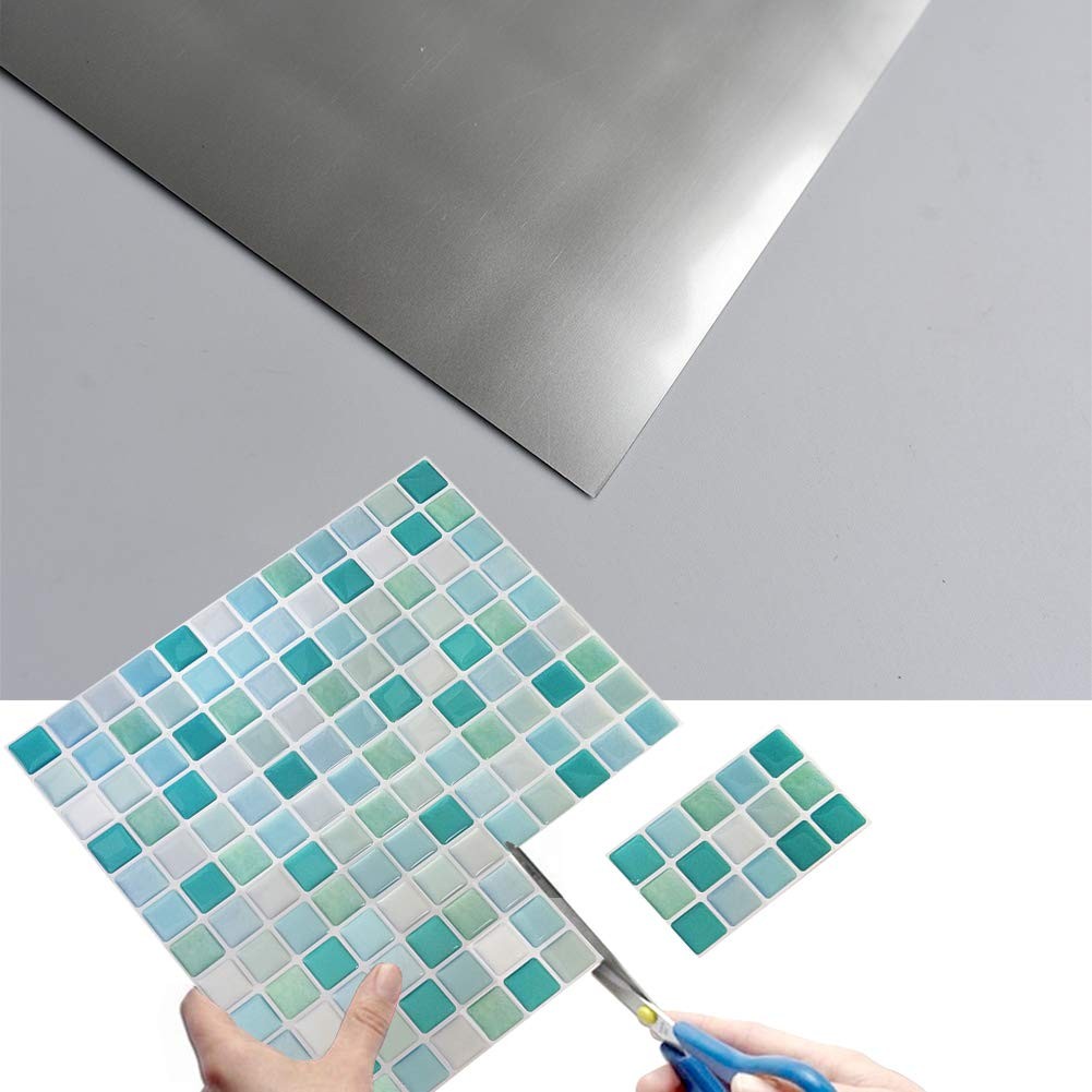 3D Mosaic Sticker Peel and Stick Tile Backsplash Wall for Home Kitchen, Pack …