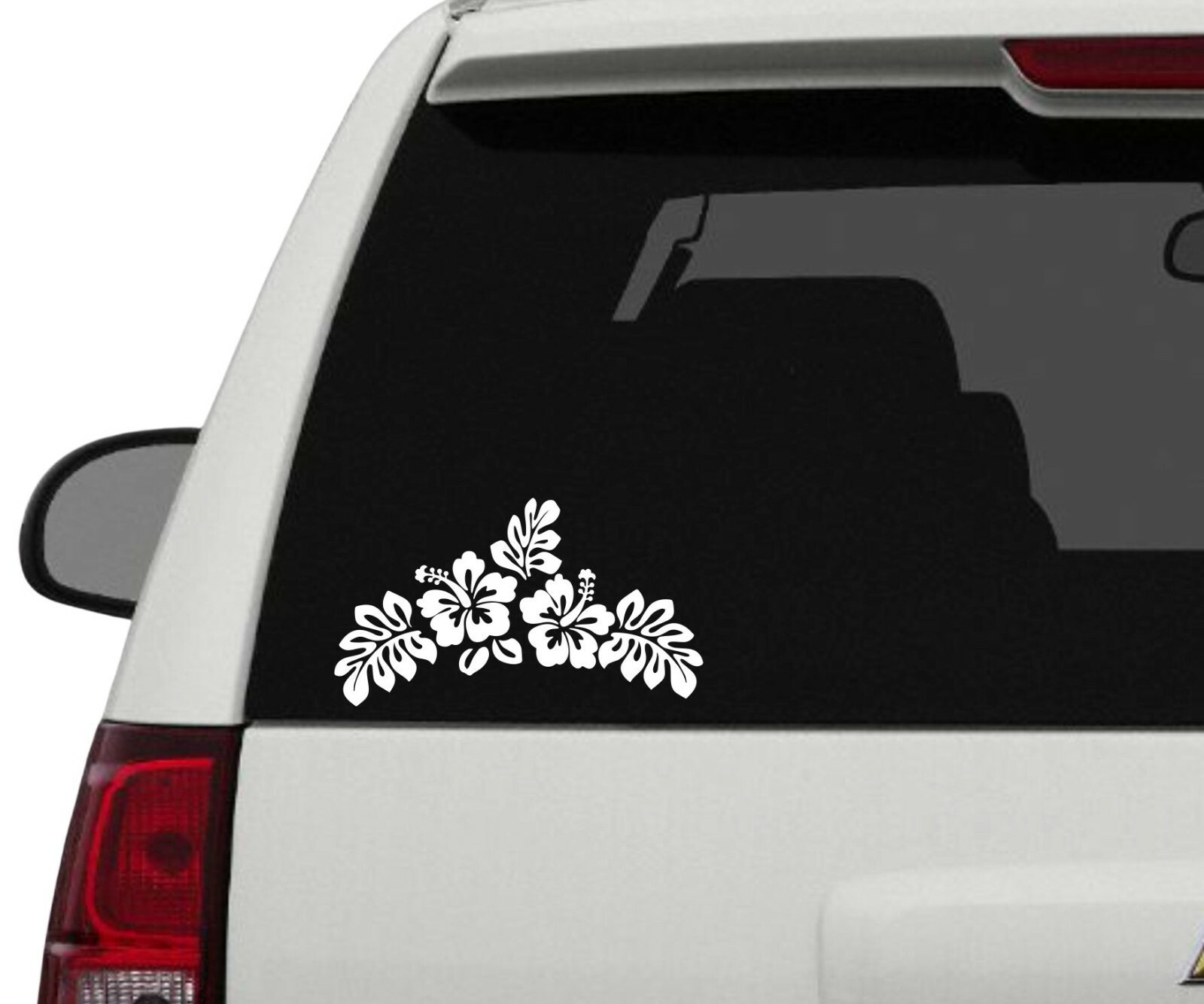 Hibiscus Vinyl Decal/Sticker Car SUV Bumper Window Tablet Laptop Flat Surface