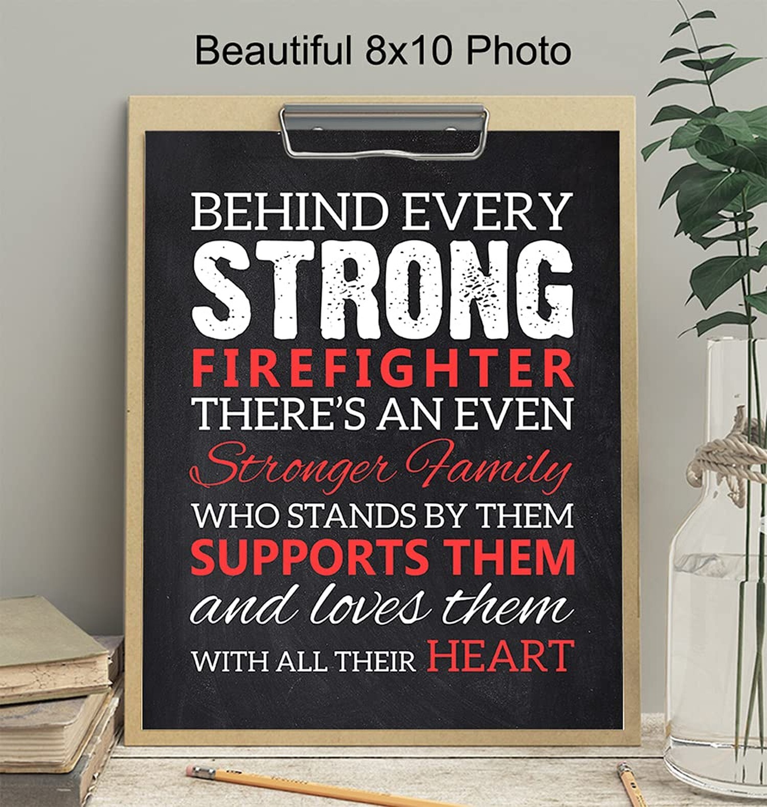 Firefighter Decor – Firefighter Wall Art – Fireman Decor – Firefighter Gifts …