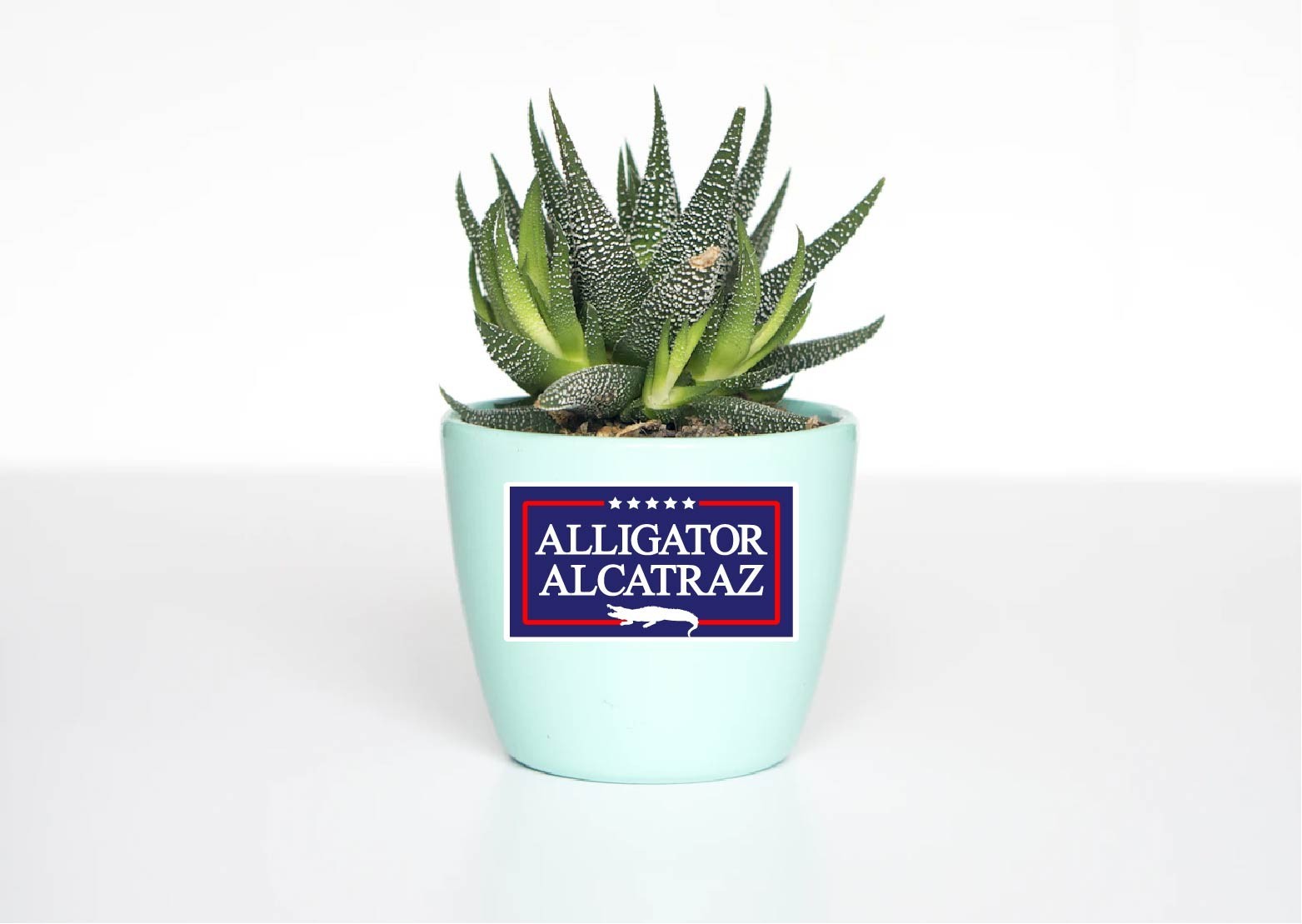 Alligator Alcatraz Decal Sticker Border Trump MAGA Merch 47 King USA Political