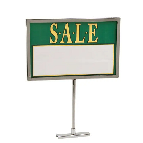 Econoco MC711 1/4" x 3/8" Metal Sign Holder W/ Mitered Corners (Pack of 72)