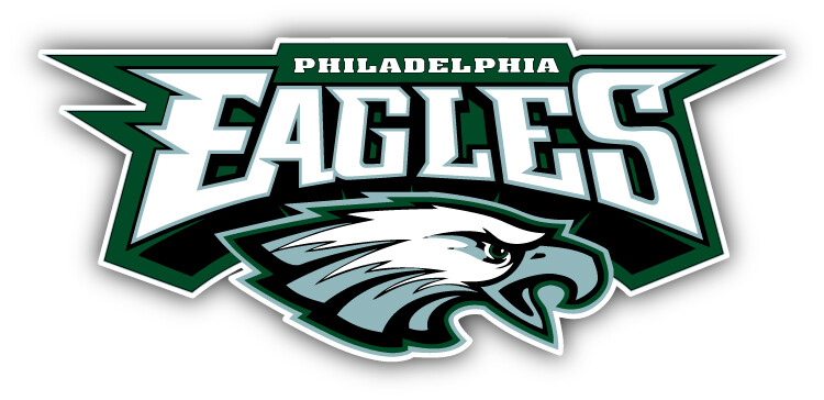 Philadelphia Eagles NFL Football Sport Logo Car Bumper Sticker Decal "SIZES"
