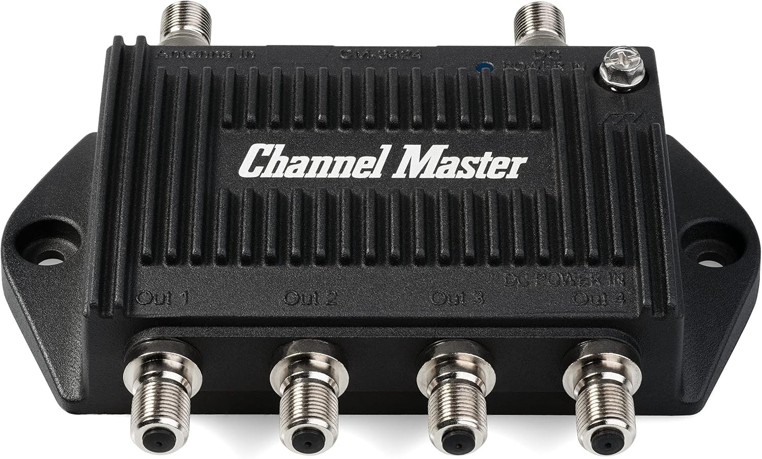 TV Antenna Booster 4-4-Port Antenna Distribution Amplifier Indoor/Outdoor