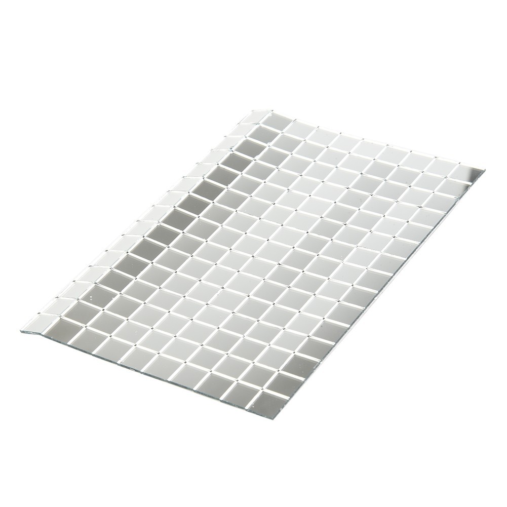 Sophisticated Silver Mosaic Tiles Pack Perfect for Creative Interior Projects