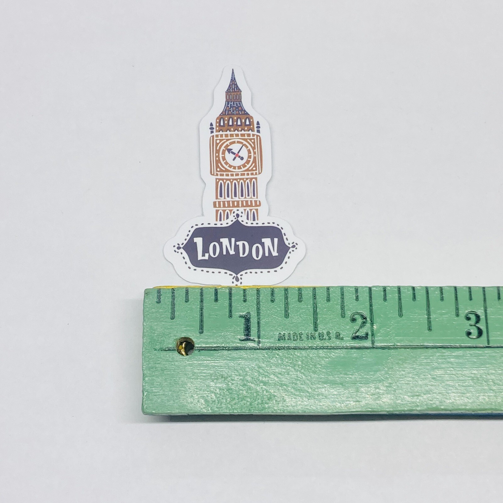 London Clock Tower Sticker Travel City Tour Art Decal Vinyl Souvenir Tc6
