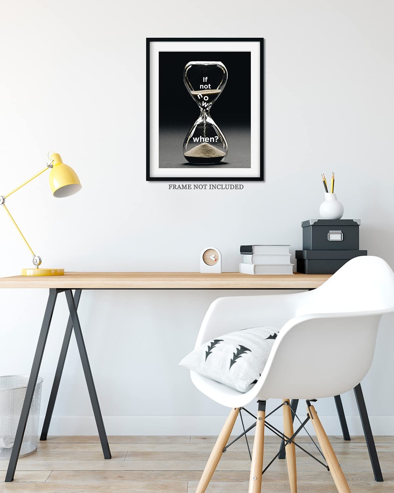 Govivo If Not Now, When? – Motivational Quote Wall Art Print – Wall Decor Pri…