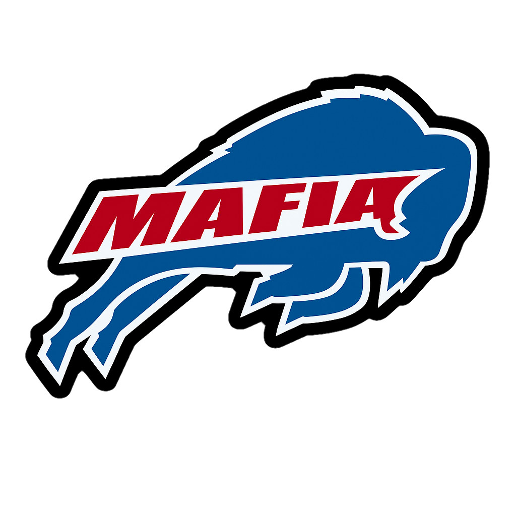 Buffalo Blue Red Football Weather Resistant Vinyl Sticker/Decal 06