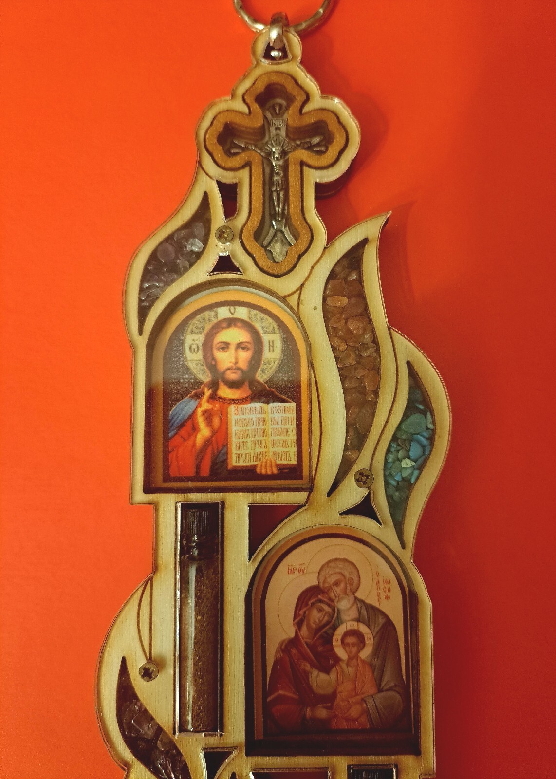 wall decor, Religious Orthodox Church, Blessing For The Home, Made In Jerusalem.