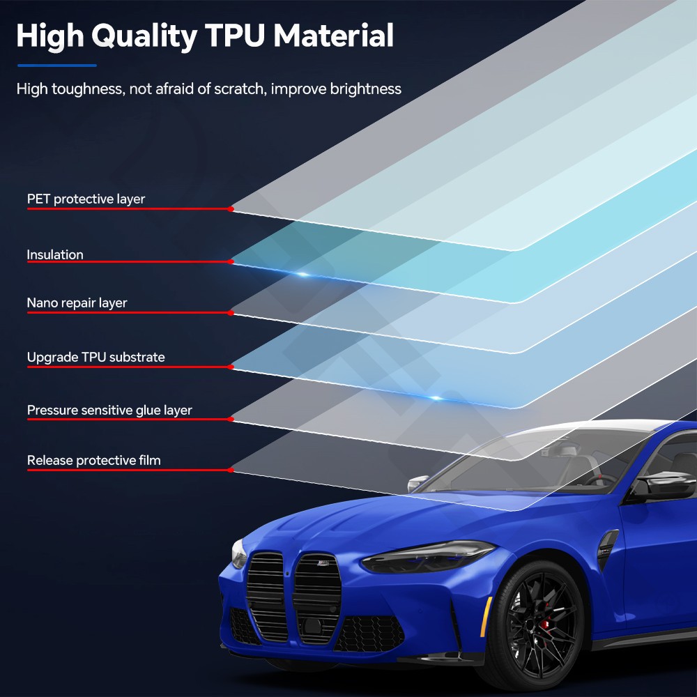 BMW M4 Coupe G82 2021-2025 PreCut Paint Protection Film Gloss Clear PPF TPU Kit