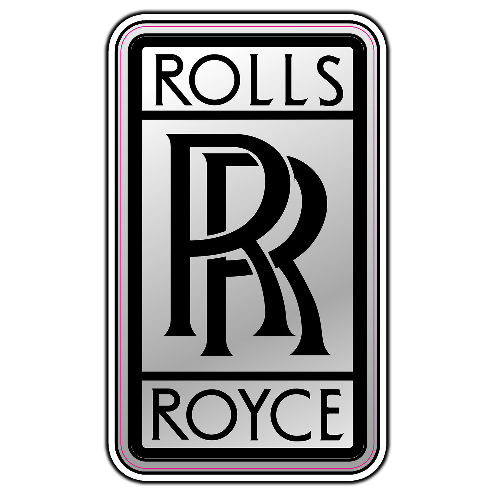 Rolls Royce Logo #1 Sticker Waterproof Vinyl Decal Die-Cut Car Garage