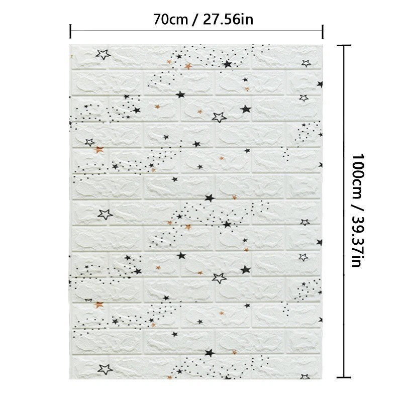 70cm PVC Waterproof Wall Sticker Decorative Kitchen Bedroom