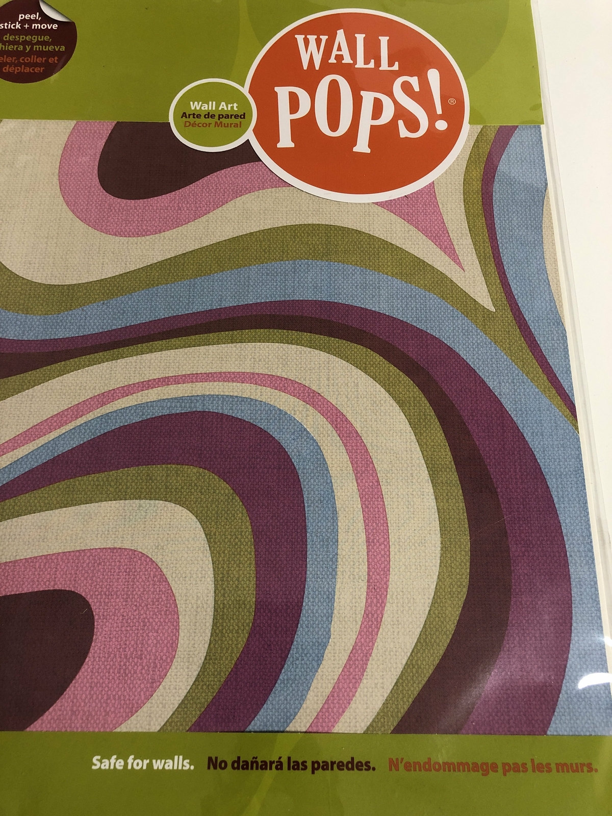 Wall Pops! 4 Blox Twister Safe For Walls Wall Art Peel Stick Move Removable Reus