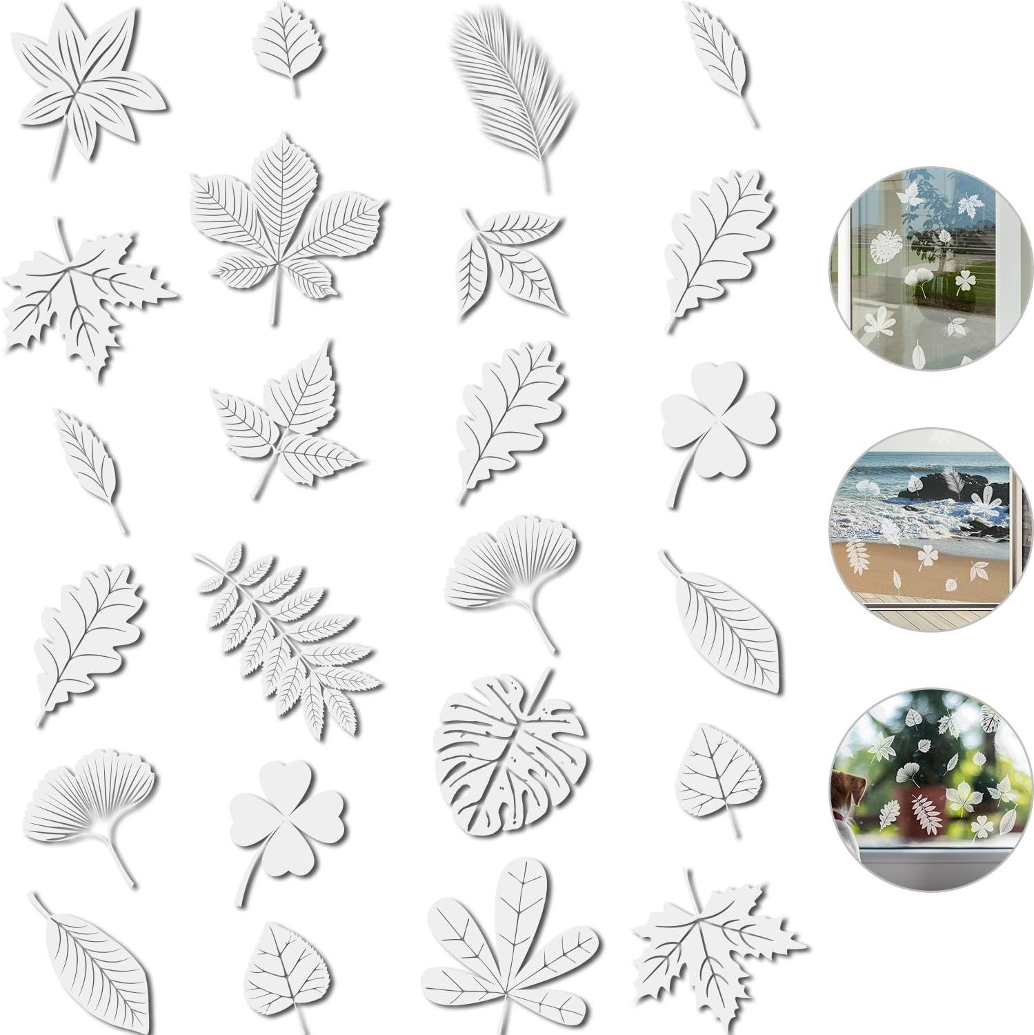 32 Pieces Window Decals for Bird Strikes anti Collision Window Clings Decals Str