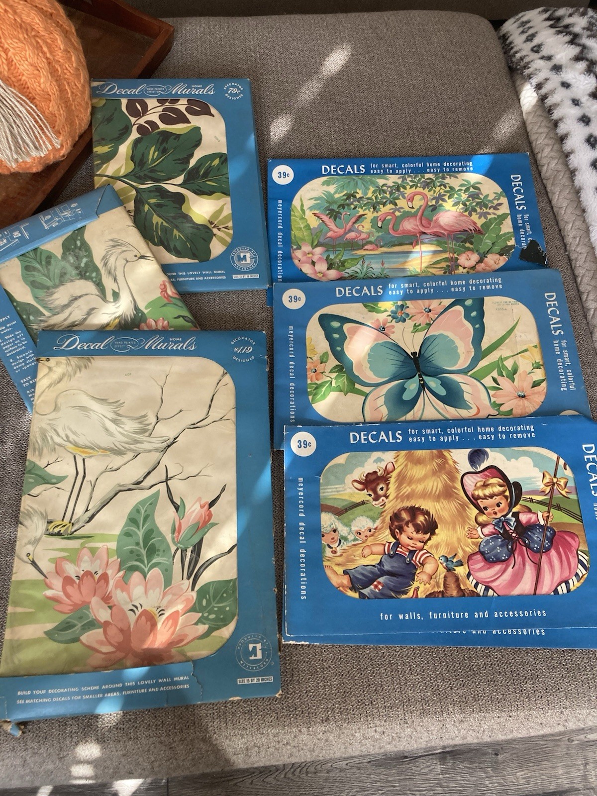 Meyercord Decals Decorations Decal Murals New In Package Vintage Style
