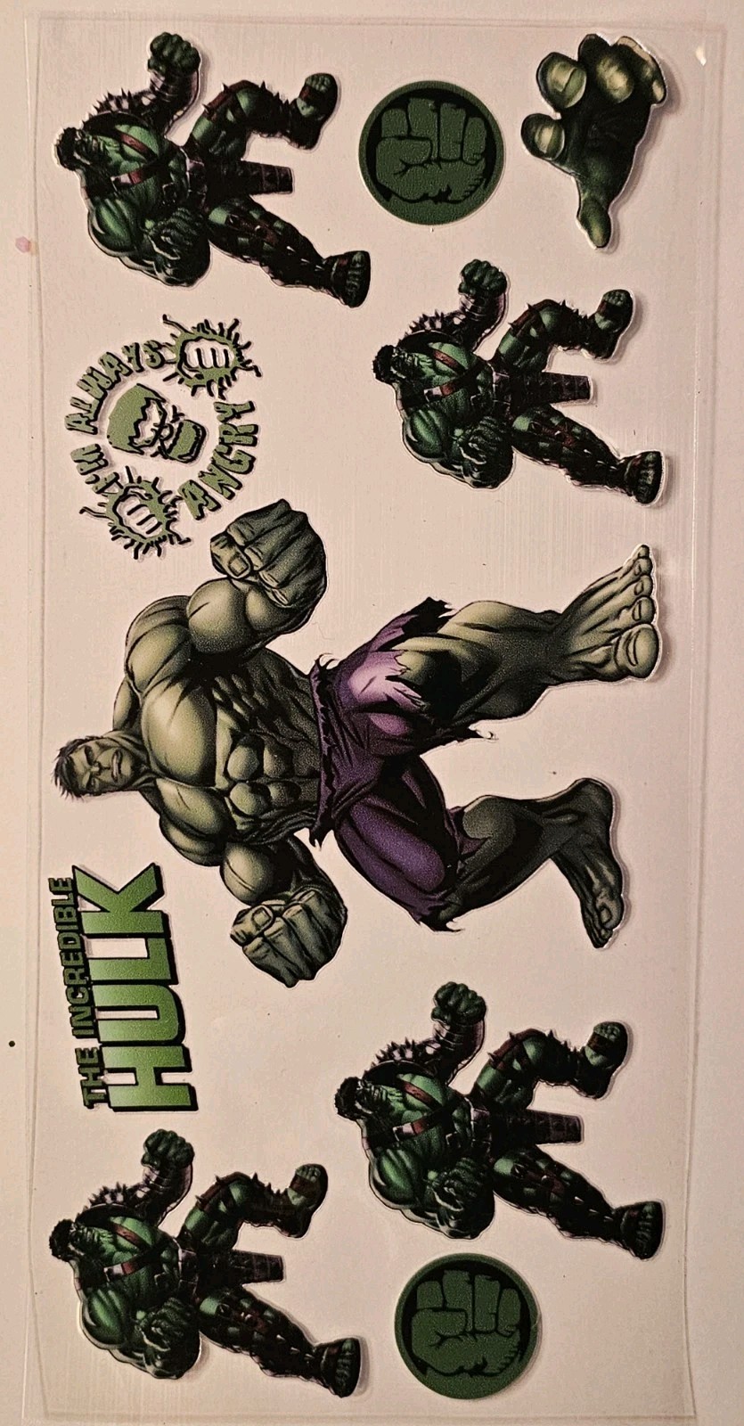 Hulk UV DTF Transfer Sticker Wrap Tumbler UVDTF BUY 10+ GET COMBINED SHIPPING