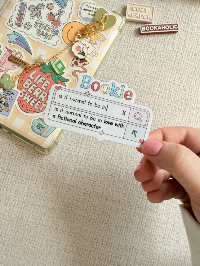 Bookle Sticker Funny Book Lover Vinyl Bookish Reading Sticker