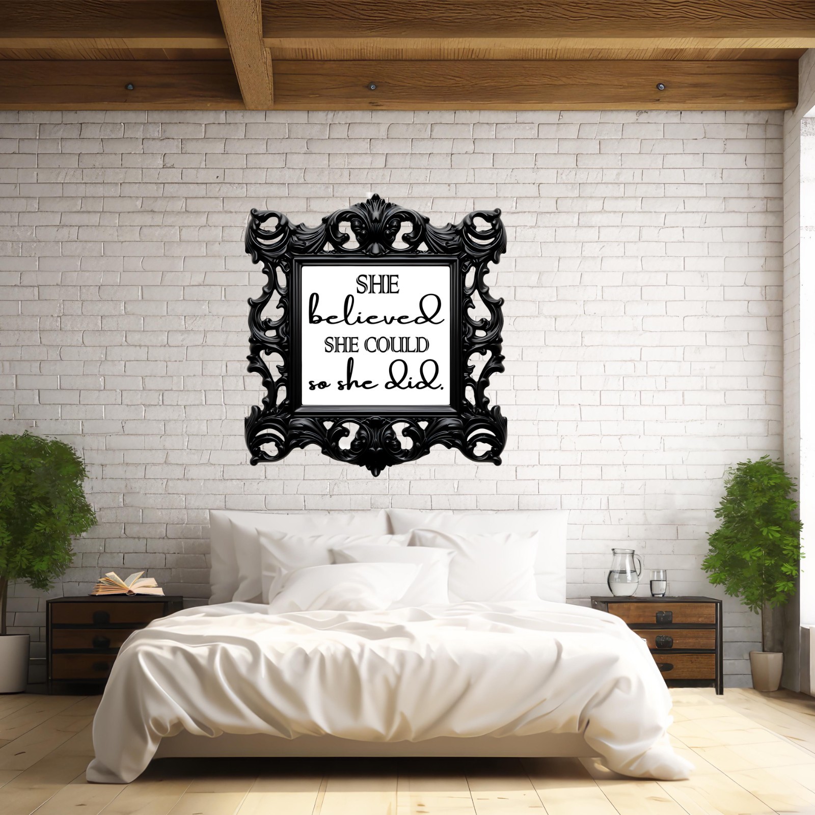 Motivational Wall Art – Peel and Stick Vinyl/removable Wall Decals. 3D illusion.
