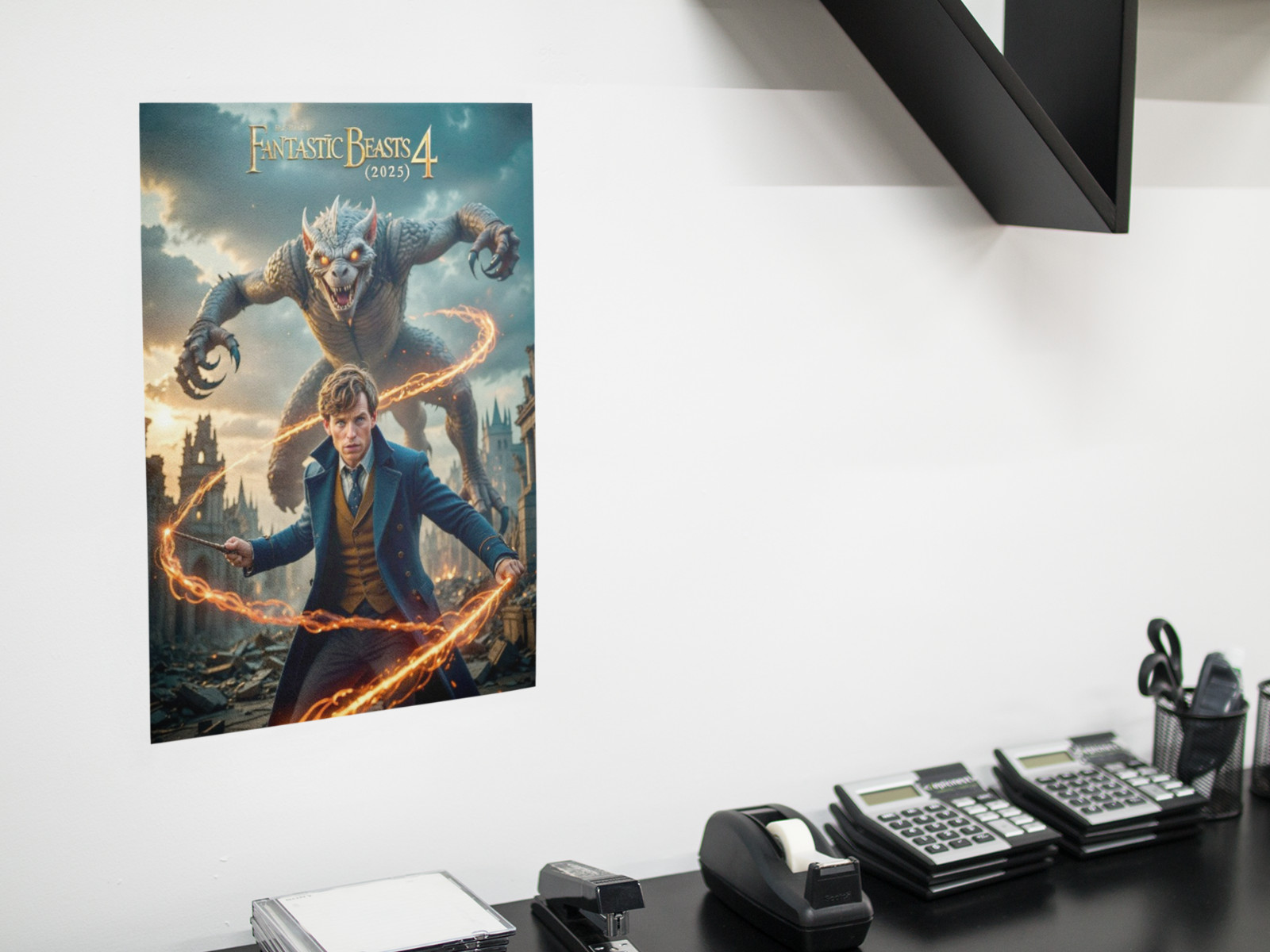 FANTASTIC BEAST 4 Movie Wall Vinyl Decal Poster Print (Removable Adhesive)
