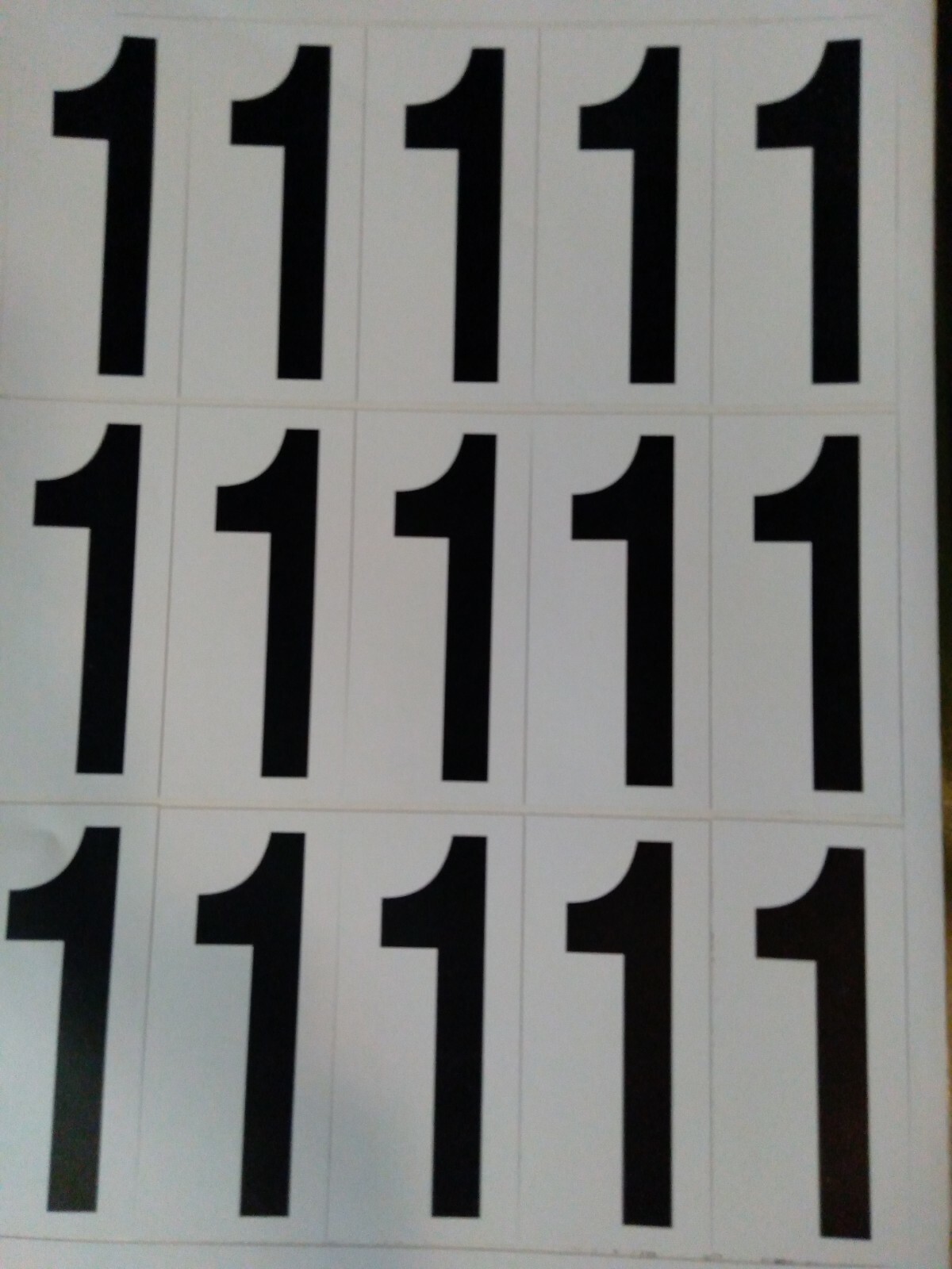 3" Set of Digits Numerals Mailbox Home Locker House Numbers Vinyl Sticker Decal