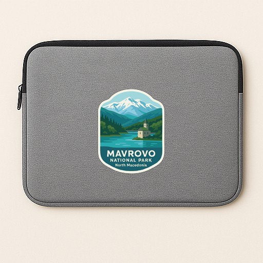 Mavrovo North Macedonia Iron On Heat Transfer Vinyl HTV World National Parks