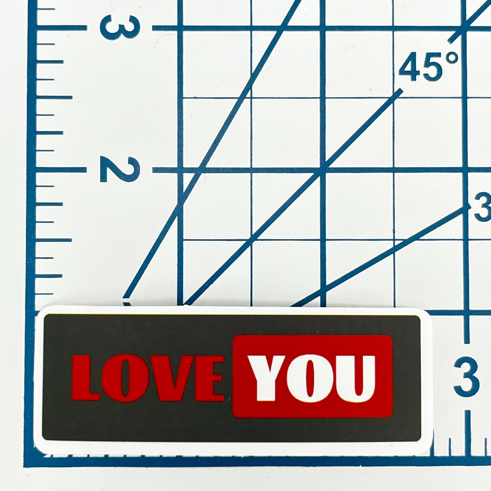 Love You Vinyl Sticker Funny Adult Website Logo Parody Novelty Joke Gift