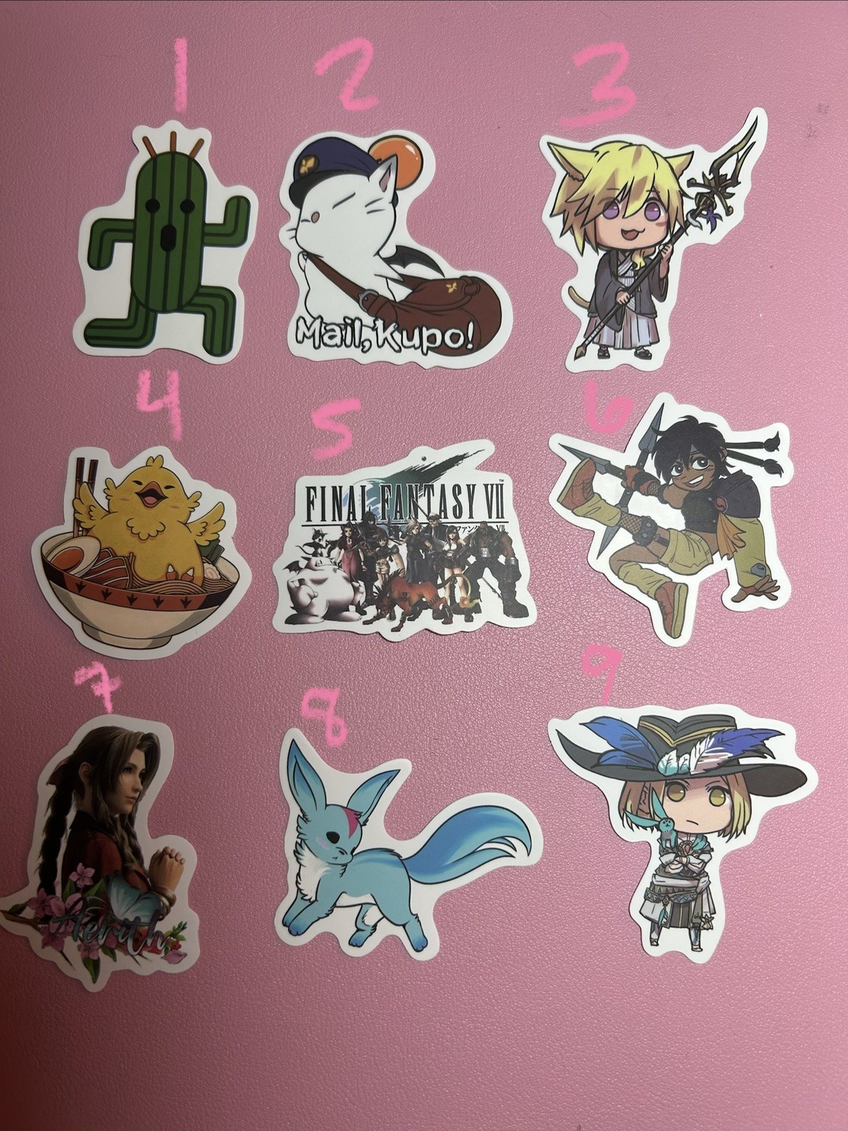 Final Fantasy And More Anime Stickers