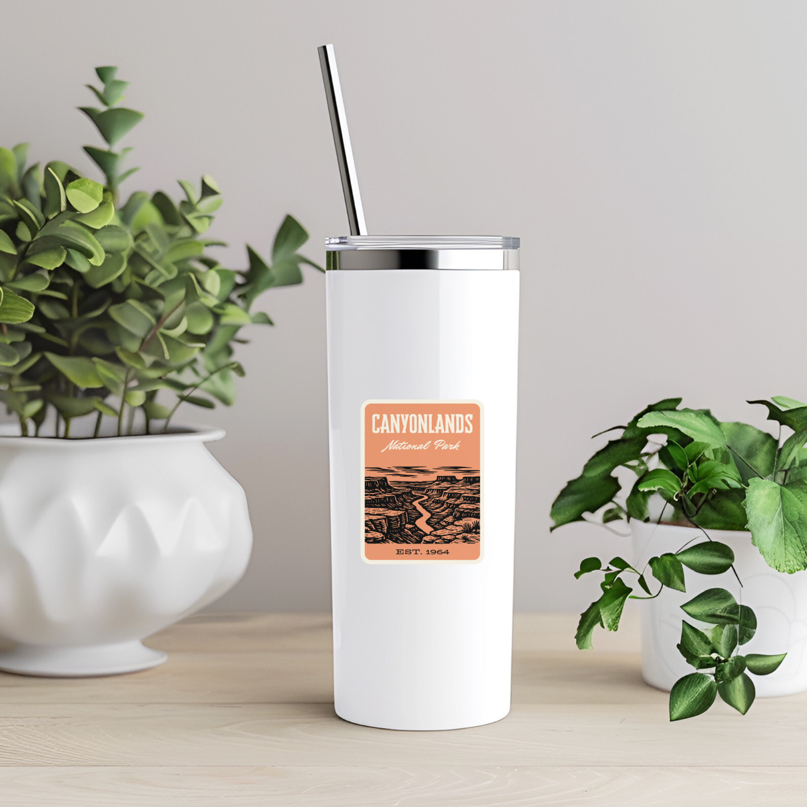 Canyonlands National Park Sticker Utah – Retro 1960s Style Decal
