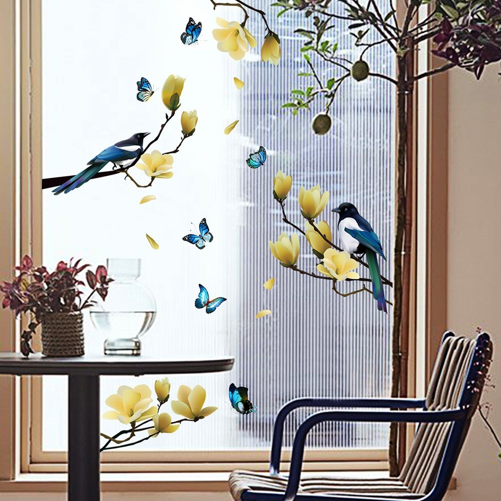 Wall Stickers Home Decor Self-adhesive Waterproof Branch Decals Decoration