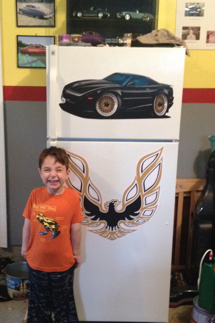 Classic Cartoon Car 1969 Road Runner Logo Boys Room Decor Man Cave Garage Art