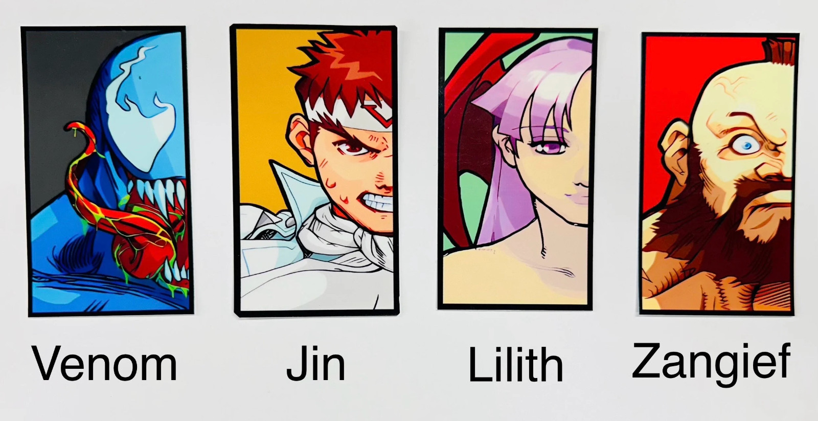 Marvel vs. Capcom: Clash of Super Heroes Vinyl Stickers